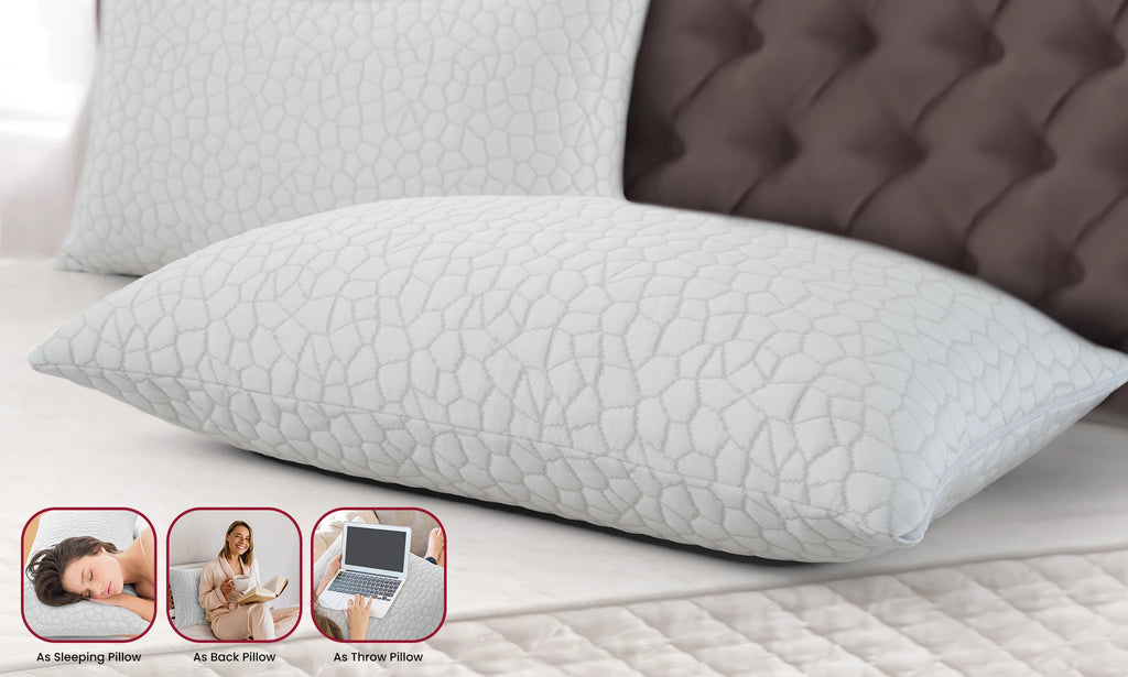 Luxury Shredded Memory Foam Pillows 2-Pack