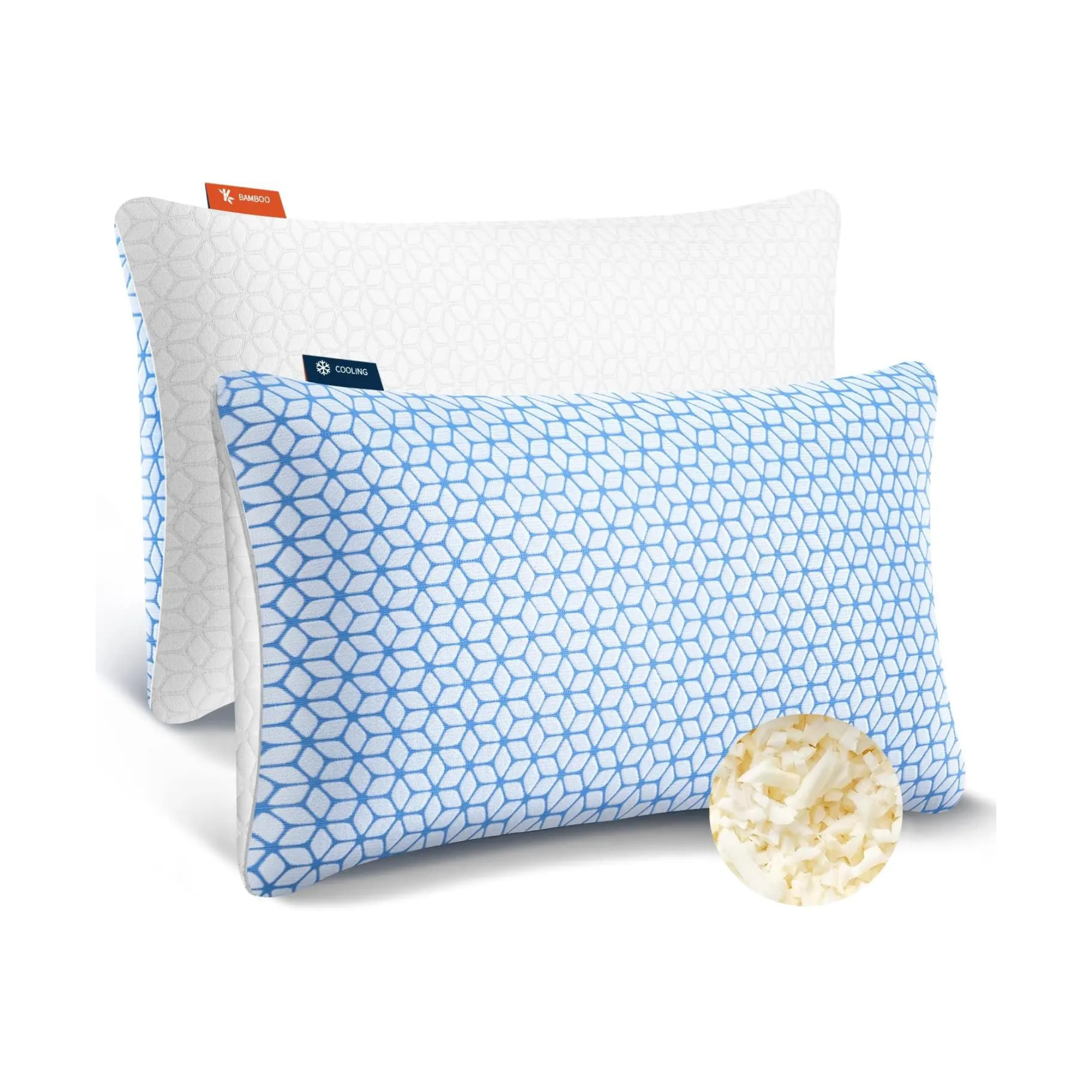 King Cooling Memory Foam Pillows (2)
