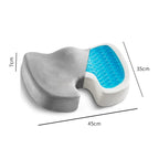 Gel Memory Foam Coccyx Cushion