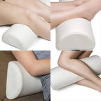 Memory Foam Lumbar Bolster Pillow
