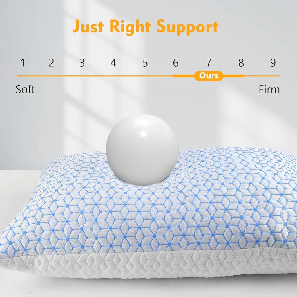 King Cooling Memory Foam Pillows (2)
