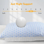 King Cooling Memory Foam Pillows (2)