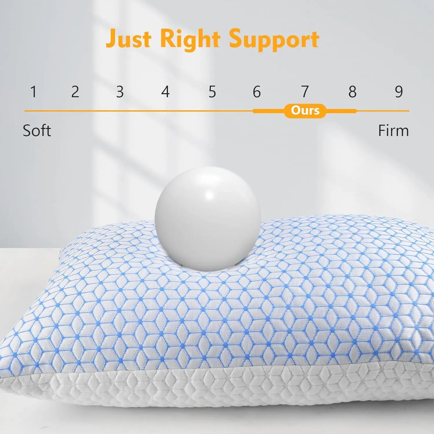 King Cooling Memory Foam Pillows (2)