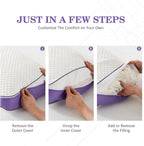 Queen Adjustable Cooling Memory Foam Pillow