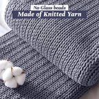 Chunky Knit Cooling Blanket 15lb