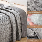 Minky Dot Weighted Blanket 15lb