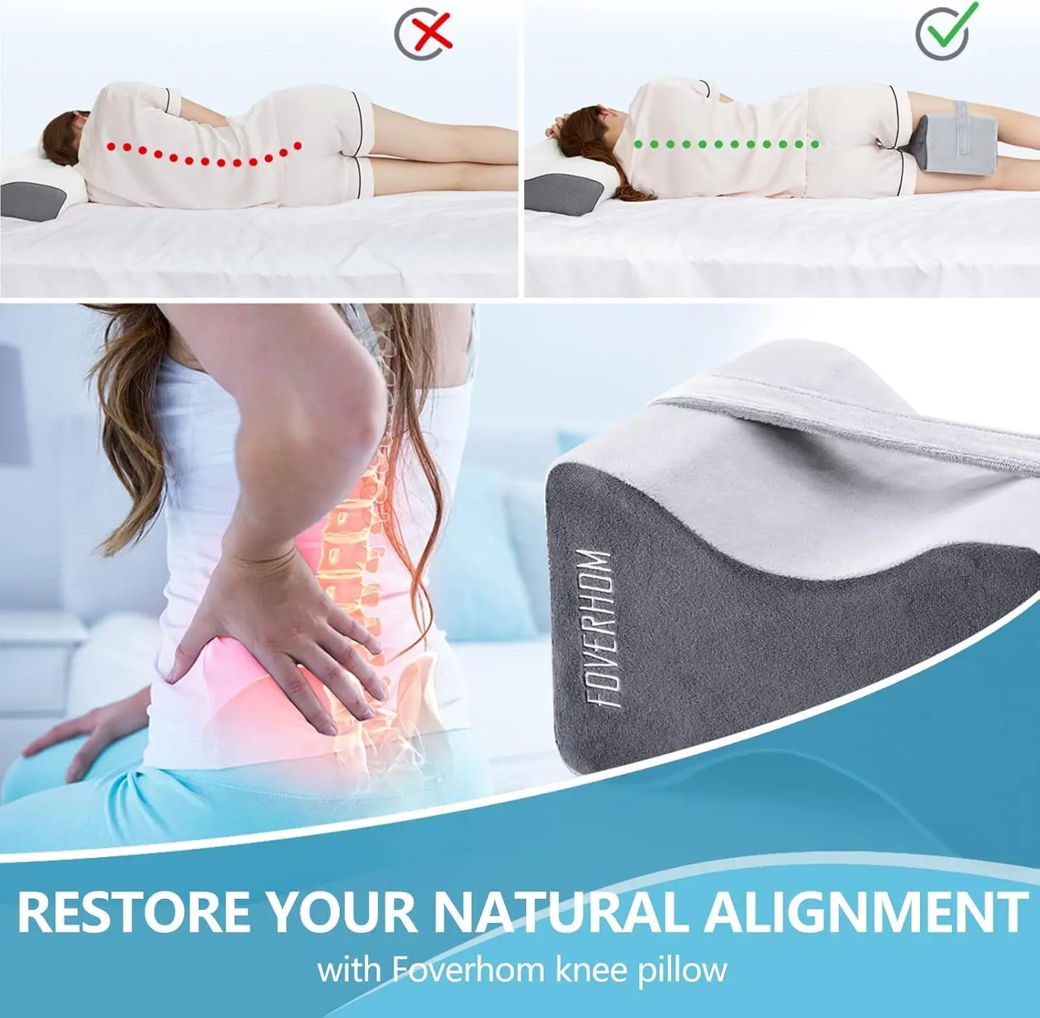 Orthopedic Sciatica Knee Pillow