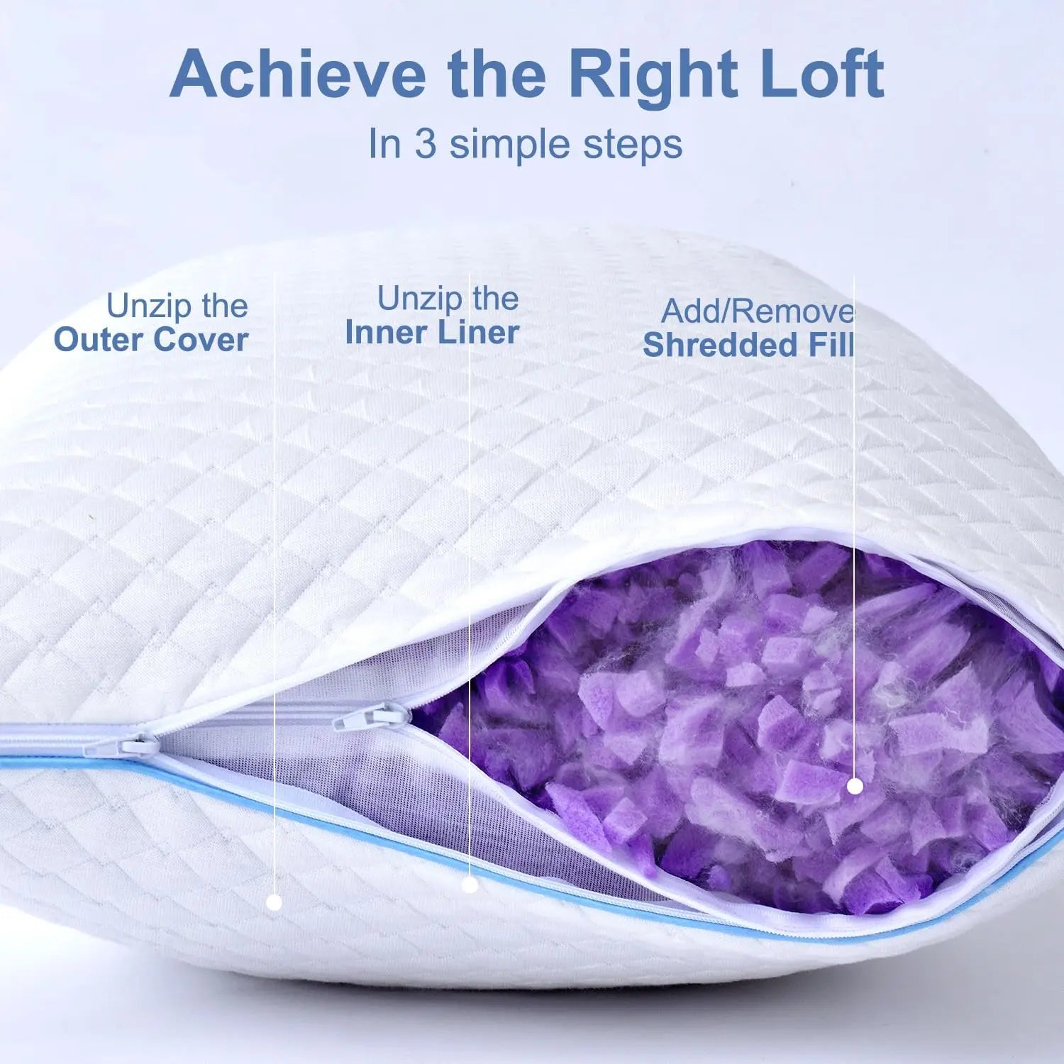 Cooling Memory Foam Pillows 2-Pack