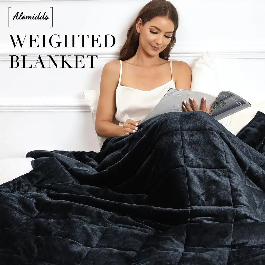 Queen Weighted Sherpa Blanket 15lb
