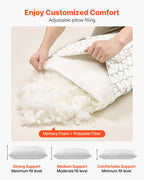 King Luxury Memory Foam Bed Pillow