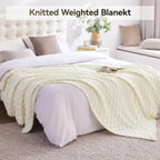 Chunky Knit Weighted Blanket 12lb
