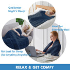 Navy Blue Minky Weighted Blanket