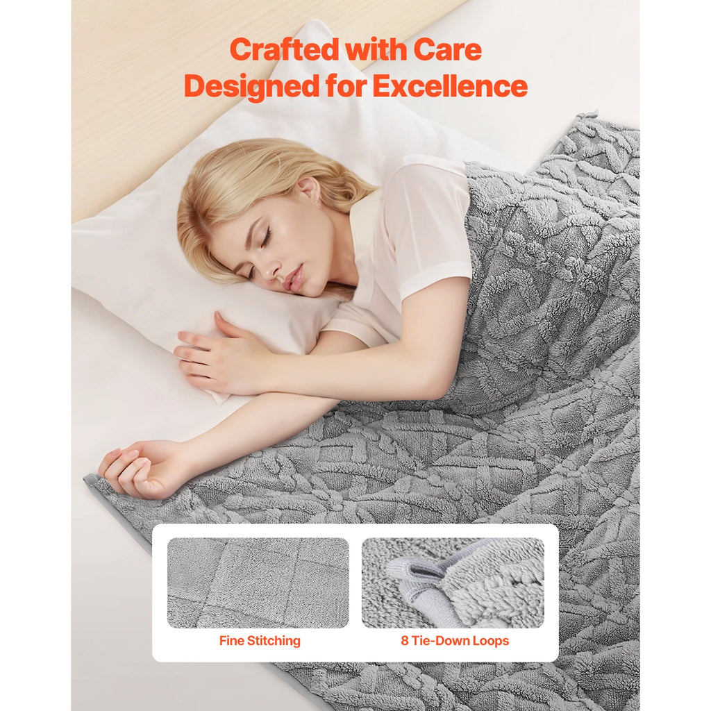 Queen Sherpa Weighted Blanket 20lb