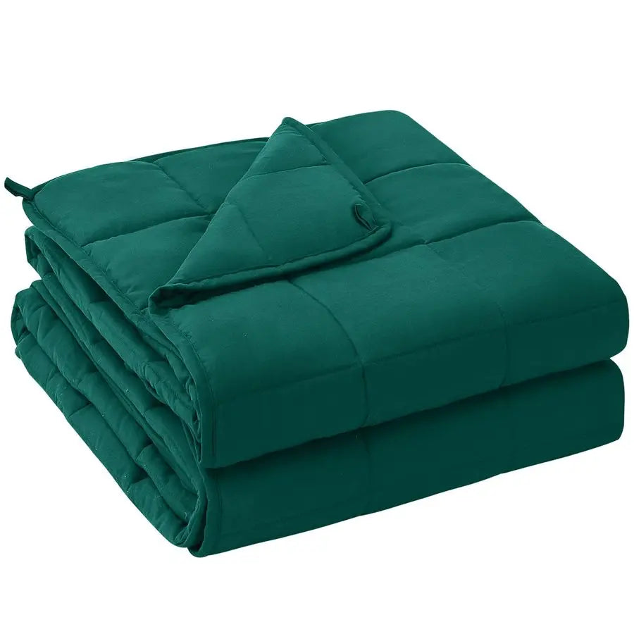 Dark Green Weighted Blanket 20lb