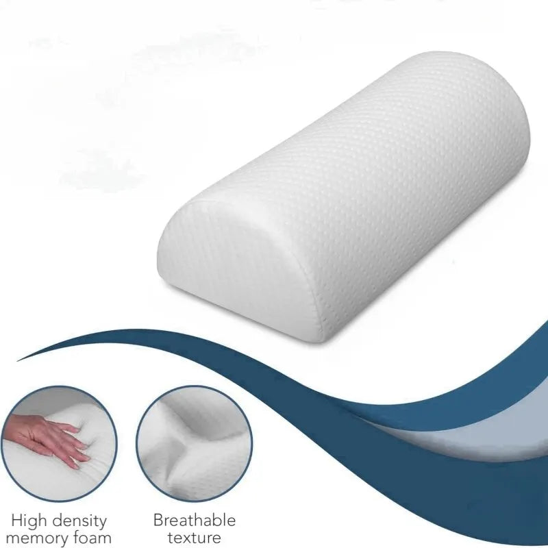 Memory Foam Lumbar Bolster Pillow