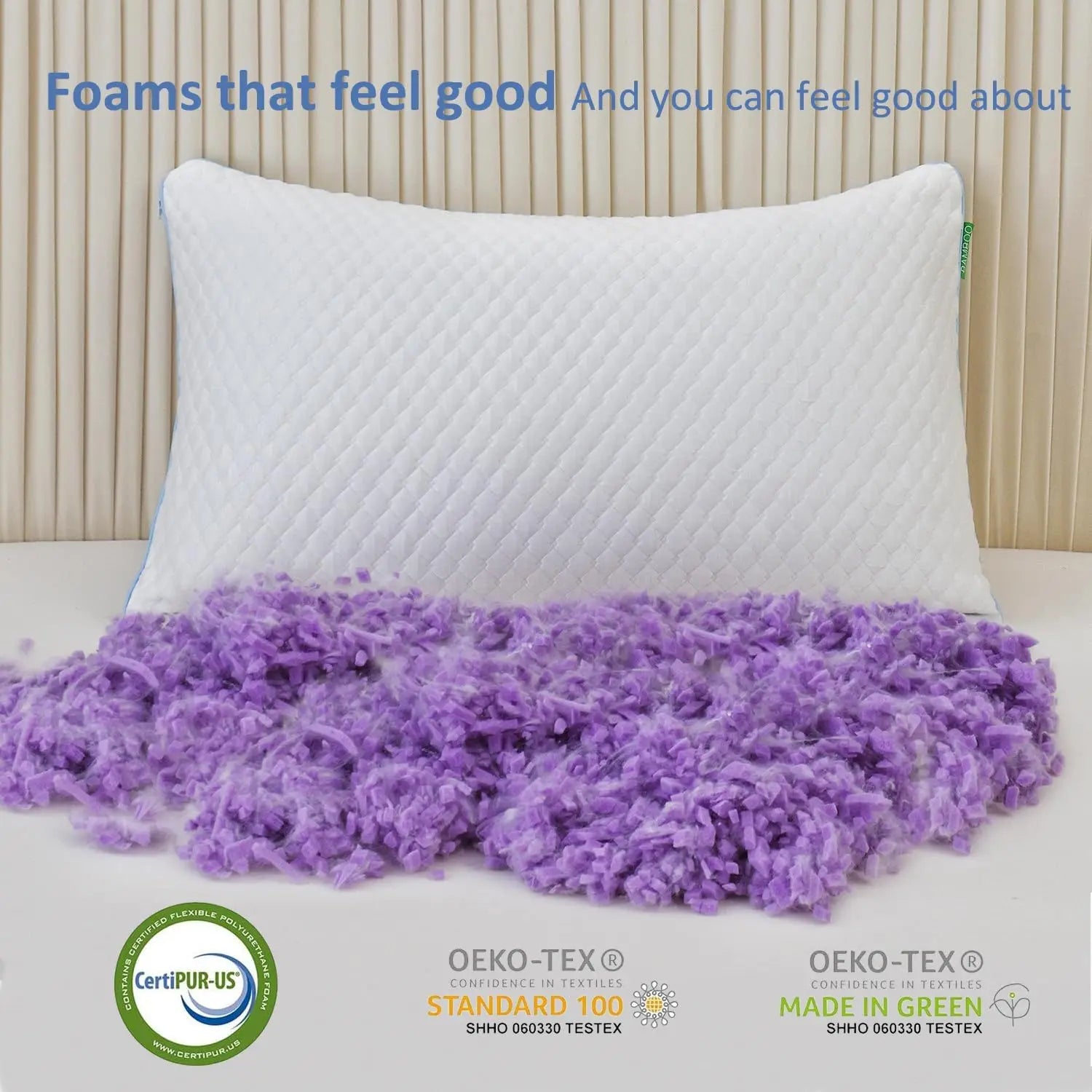 Cooling Memory Foam Pillows 2-Pack