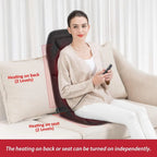 Heated Back Massage Seat Cushion