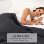 Dark Grey Queen Weighted Blanket 20lb