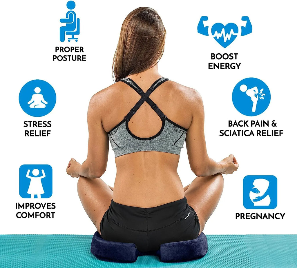 Gel Memory Foam Coccyx Cushion