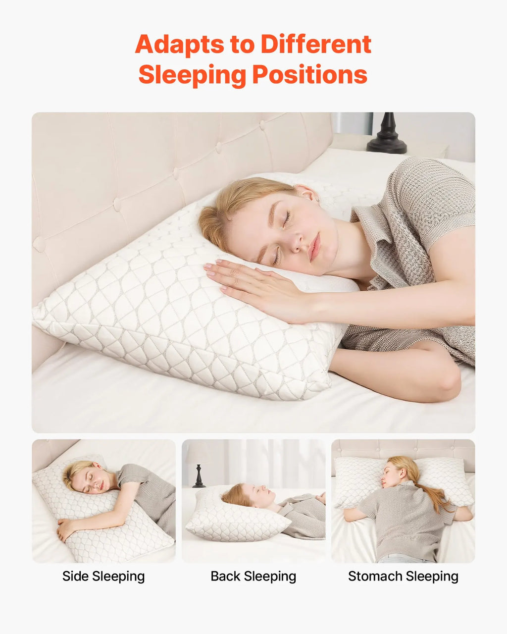King Luxury Memory Foam Bed Pillow