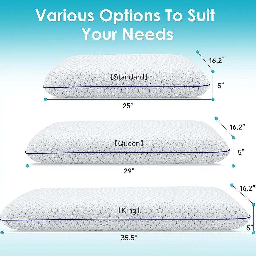 Queen Memory Foam Pillow Set (2)