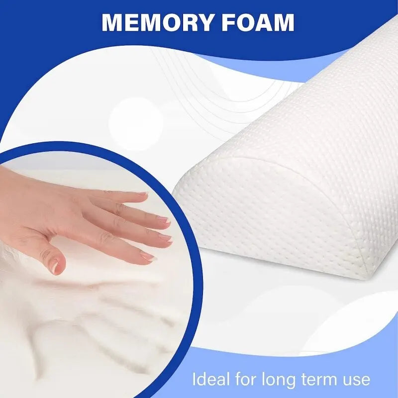 Memory Foam Lumbar Bolster Pillow