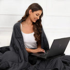 Dark Grey Queen Weighted Blanket 20lb