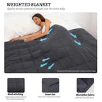 Dark Grey Queen Weighted Blanket 20lb